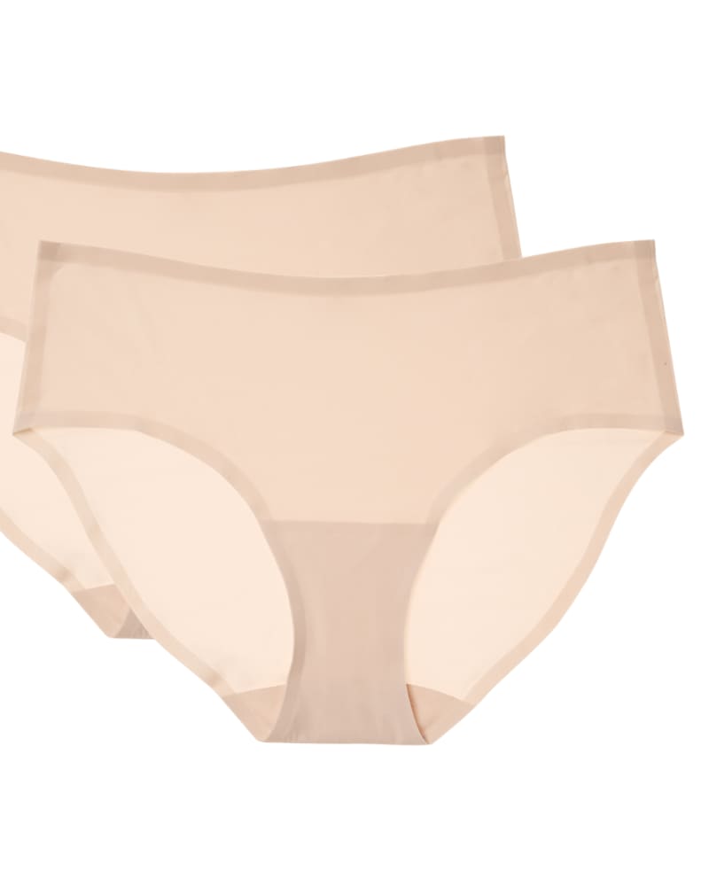 Front of a size M/L No Brainer Panty 2-Pack Bundle in Almond by Uwila Warrior. | dia_product_style_image_id:242328